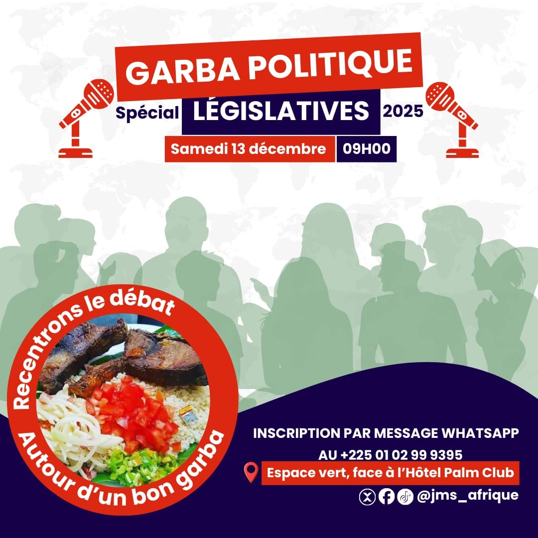 Garba Politique spécial Législatives 2025 : un rendez-vous citoyen d’envergure pour éclairer les enjeux d’une élection décisive en Côte d’Ivoire